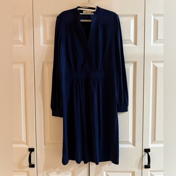 Tory Burch Valentina Tunic Dress Midnight Navy NWT Size L Sold Out - Picture 5 of 9